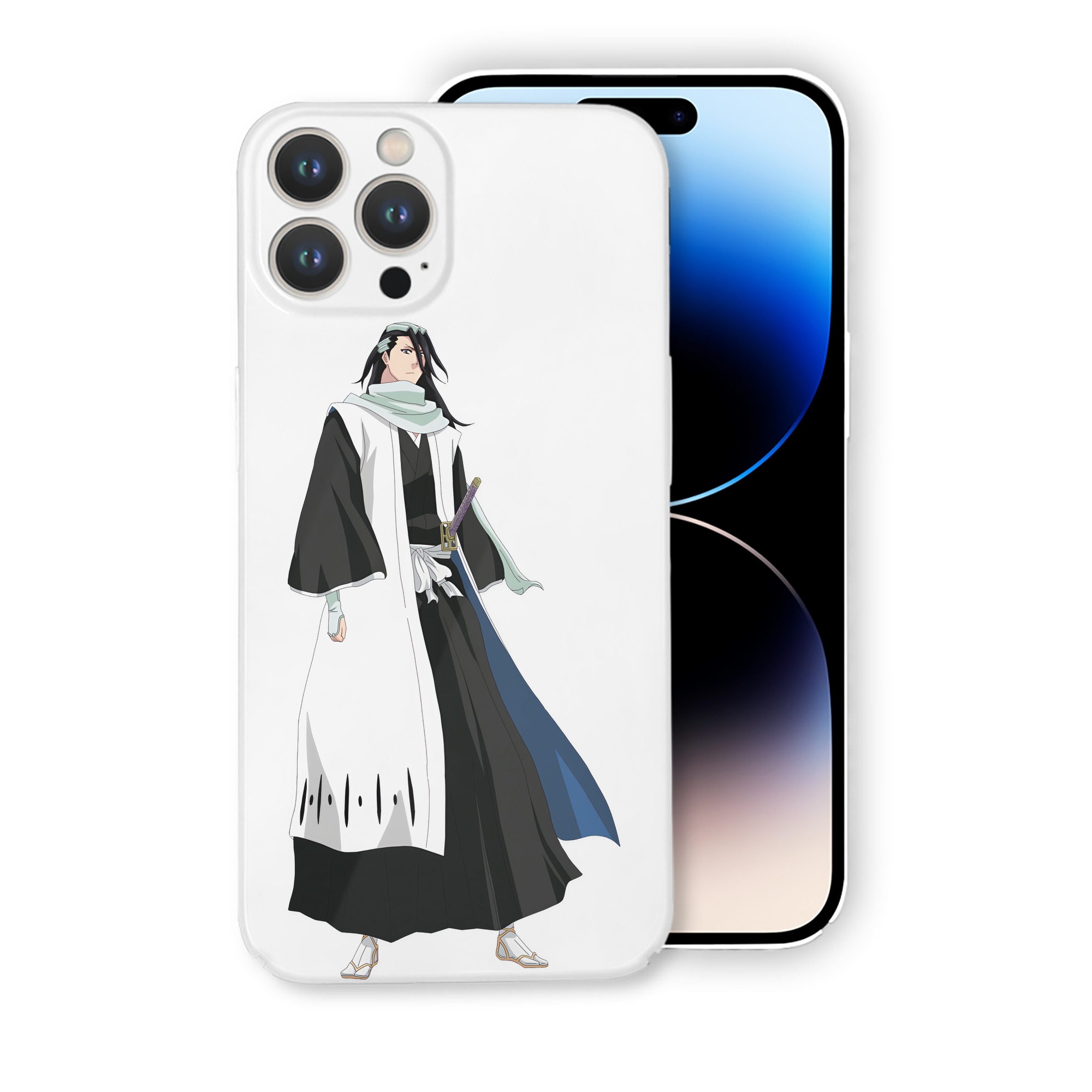 （画像用） ブリーチ くちき びゃくや BLEACH Kuchiki Byakuya 【iPhone 14シリーズ対応】ハードケース